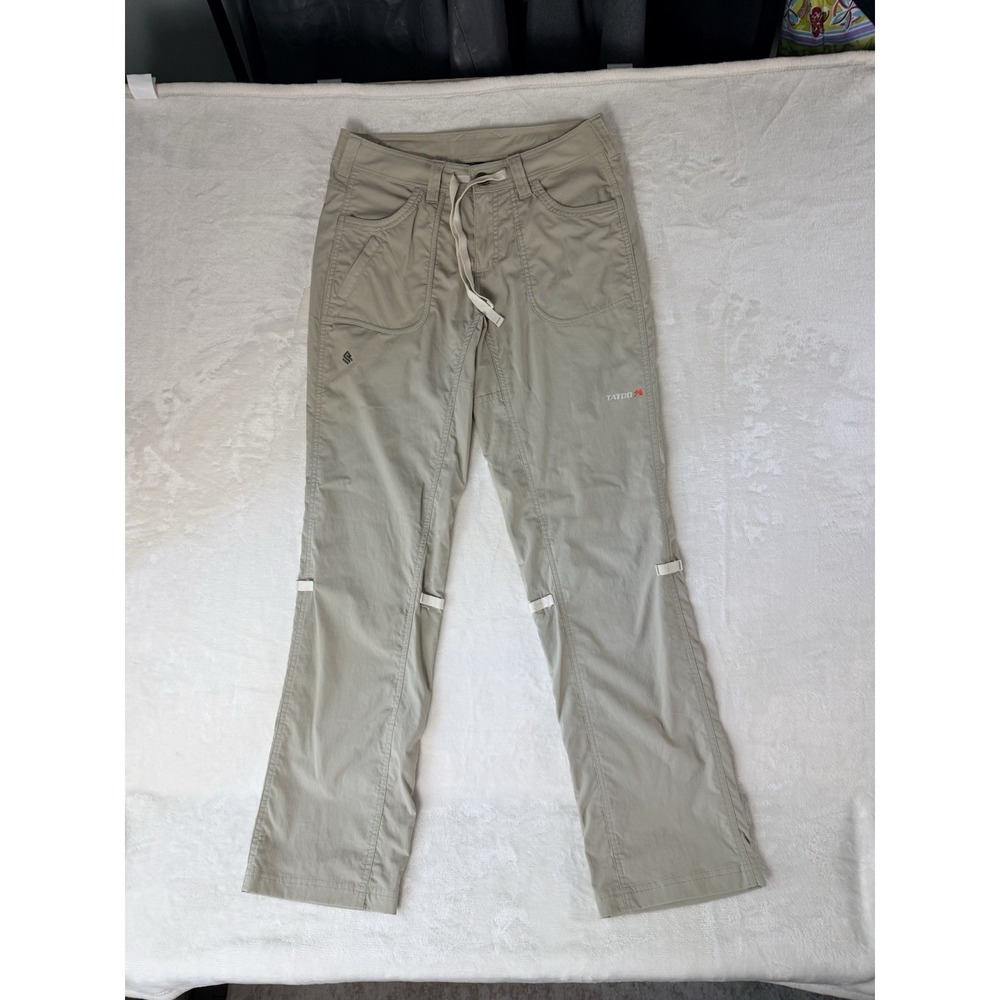 Tatoo Women's Outdoor Hiking Pants Beige Lightweight Drawstring Size M